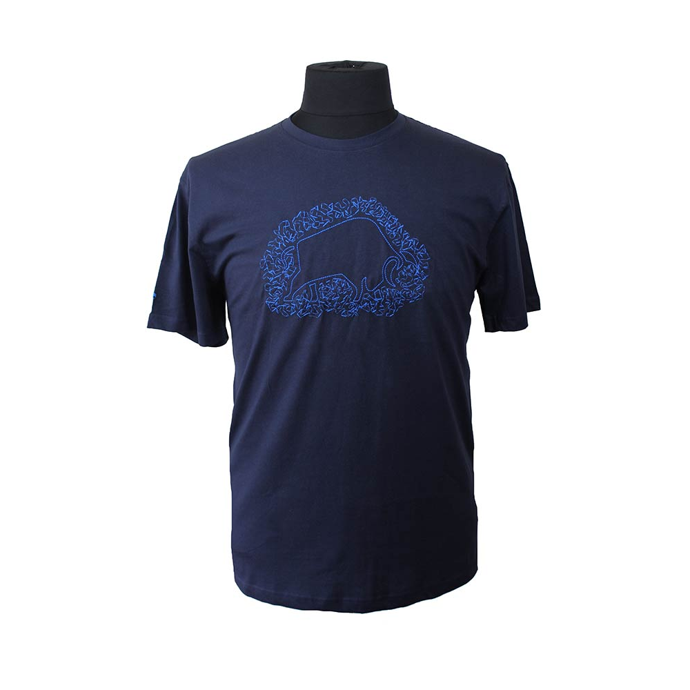 Raging Bull Embroidered Bull Navy