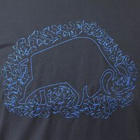 Raging Bull Embroidered Bull Navy