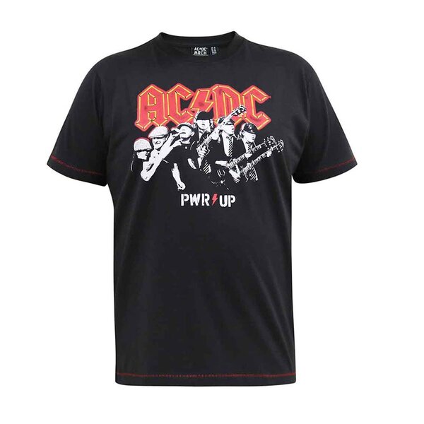 D555 ACDC Band Members Tee Black-shop-by-brands-Beggs Big Mens Clothing - Big Men's fashionable clothing and shoes