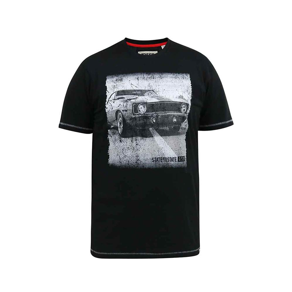 D555 Muscle Car Tee Black