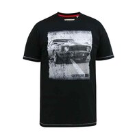 D555 Muscle Car Tee Black