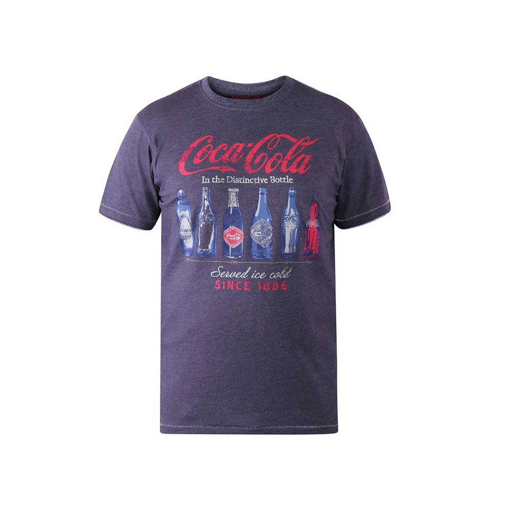 D555 Coca Cola Bottle Tee Denim Blue 