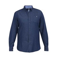 D555 Pure Cotton Denim Look LS Shirt