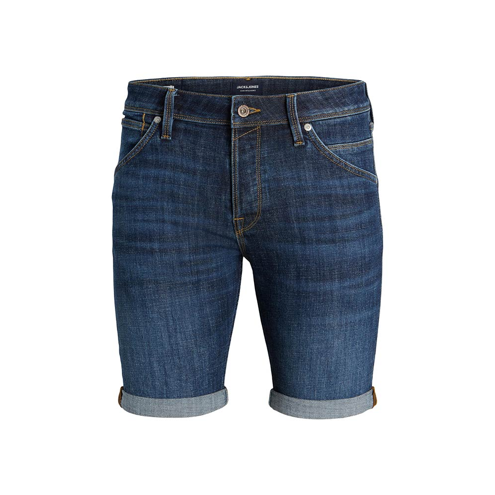 Jack and Jones Stretch Denim Short Blue Denim