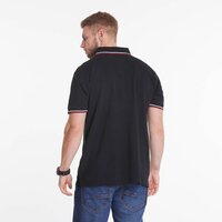 North 56 Classic Contrast Collar Polo Black