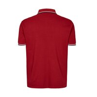 North 56 Classic Contrast Collar Polo Dusty Red