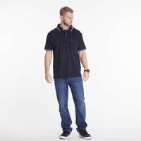 North 56 Classic Contrast Collar Polo Navy