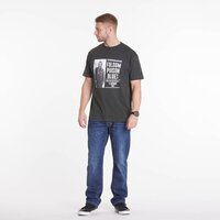 North 56 Johnny Cash Print Tee Black