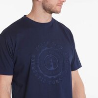 North 56 Embroidered Stamp Tee Navy