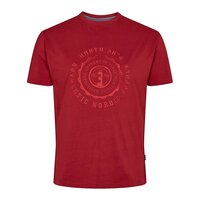 North 56 Embroidered Stamp Tee Maroon
