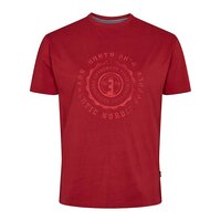 North 56 Embroidered Stamp Tee Maroon