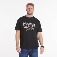 North 56 North Mountain Print Tee Black