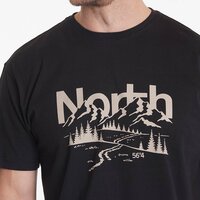 North 56 North Mountain Print Tee Black