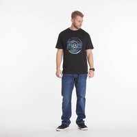 North 56 Topographic Compass Print Tee Black