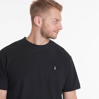 North 56 Super Flex Pique Cotton Tee Black