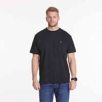 North 56 Super Flex Pique Cotton Tee Black