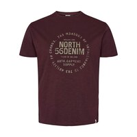 North 56 Denim Supply Print Wine