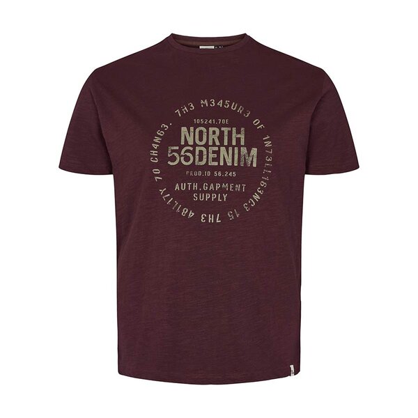 North 56 Denim Supply Print Wine-shop-by-brands-Beggs Big Mens Clothing - Big Men's fashionable clothing and shoes