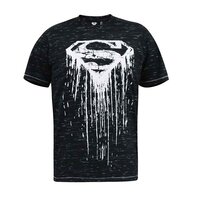 D555 Superman S Tee Black