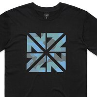 Mr Vintage NZZN Blue Camo Tee Black