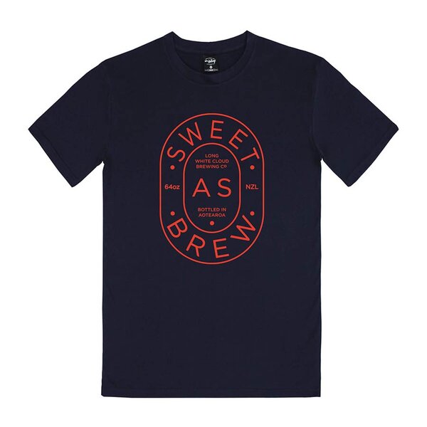 Mr Vintage Sweet as Brew Tee Navy-shop-by-brands-Beggs Big Mens Clothing - Big Men's fashionable clothing and shoes