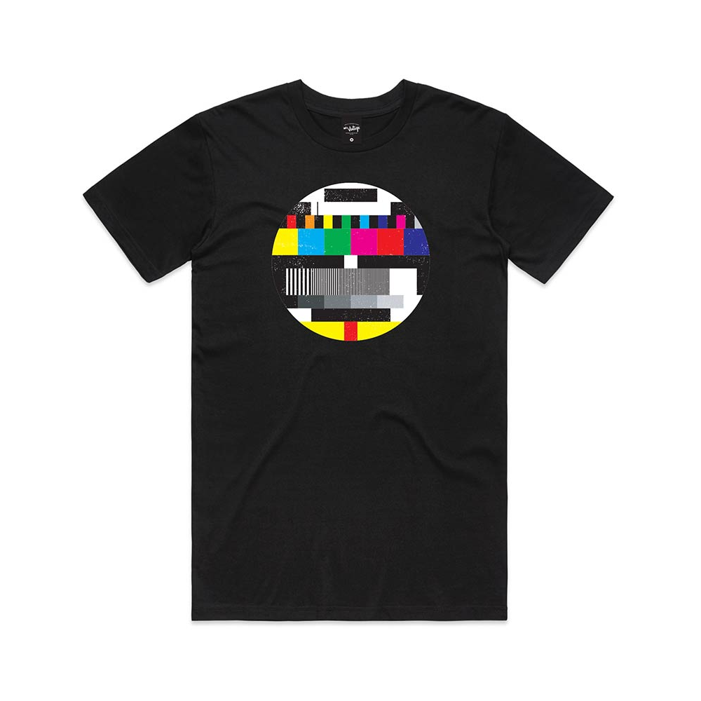 Mr Vintage NZ TV Test Tee Black