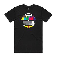 Mr Vintage NZ TV Test Tee Black