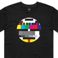 Mr Vintage NZ TV Test Tee Black