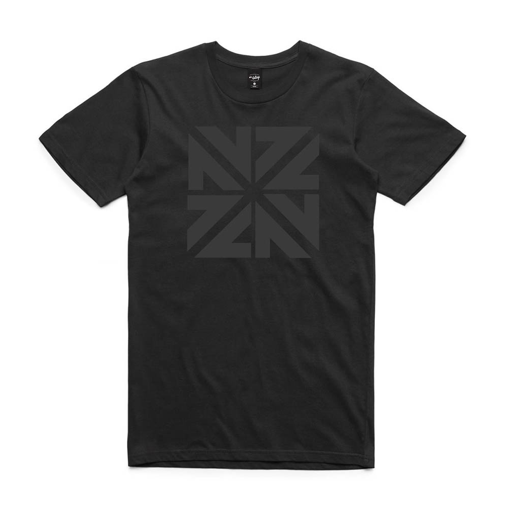 Mr Vintage NZZN Print Tee Black