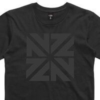 Mr Vintage NZZN Print Tee Black