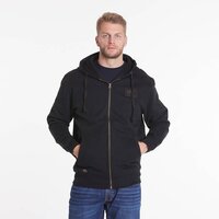 North 56 Embroidered Logo Full Zip Hoody Black