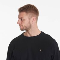 North 56 Classic Crew Neck Sweat Textured Cotton Black