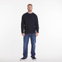 North 56 Classic Crew Neck Sweat Textured Cotton Navy