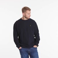 North 56 Classic Crew Neck Sweat Textured Cotton Navy