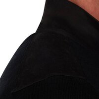 Raging Bull Quarter Zip Textured Cotton Sweater Black