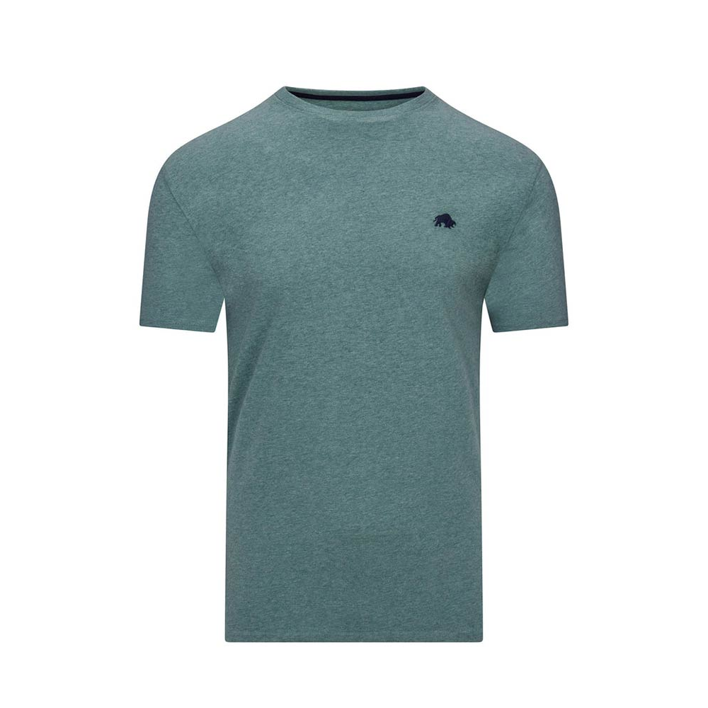 Raging Bull Classic Organic Cotton Tee Green Marl