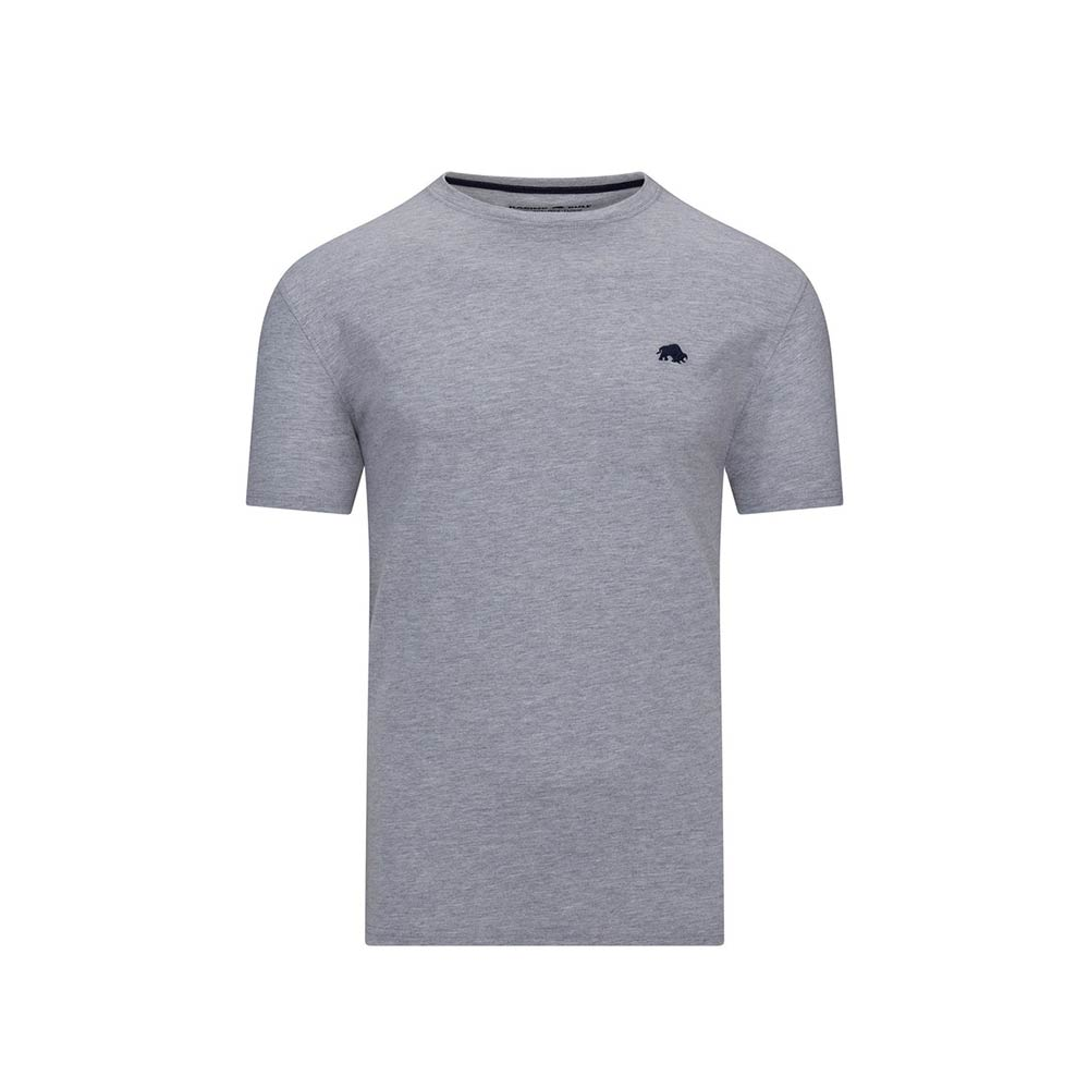 Raging Bull Classic Organic Cotton Tee Grey Marl