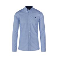 Raging Bull Poplin Micro Geo Print Blue