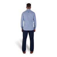 Raging Bull Poplin Micro Geo Print Blue