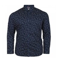 Ben Sherman Stipple Print Circle LS Navy