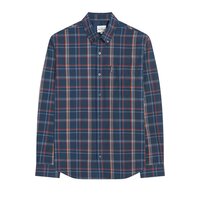 Ben Sherman Linear Check LS Navy Red