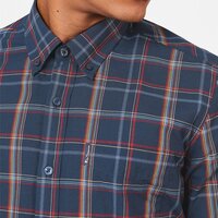 Ben Sherman Linear Check LS Navy Red