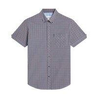 Ben Sherman Mini Check Red Blue SS Shirt