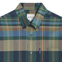 Ben Sherman Tartan Green SS Shirt Green