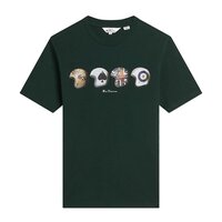 Ben Sherman Helmets Tee Bottle Green