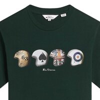 Ben Sherman Helmets Tee Bottle Green