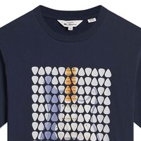 Ben Sherman Guitar Pick Tee Navy