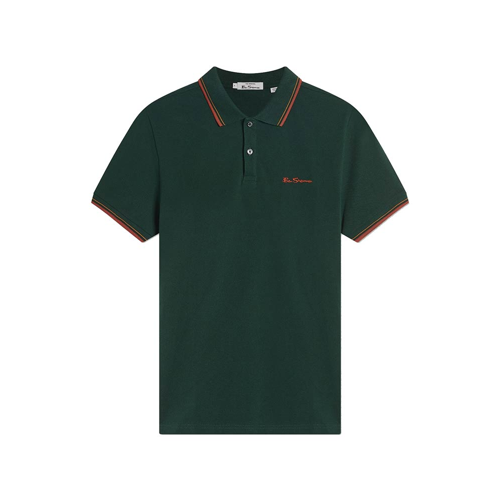 Ben Sherman Signature Polo Bottle Green