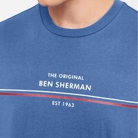 Ben Sherman Original Brand Tee Blue - This iconic brand is available ...