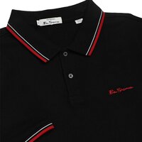 Ben Sherman Cotton Signature Logo Collar Trim Polo